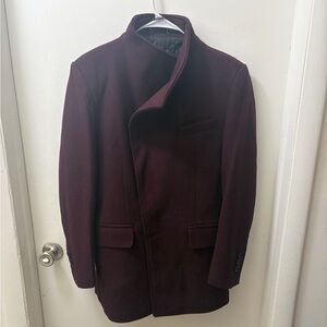 Men's Burgundy Coat